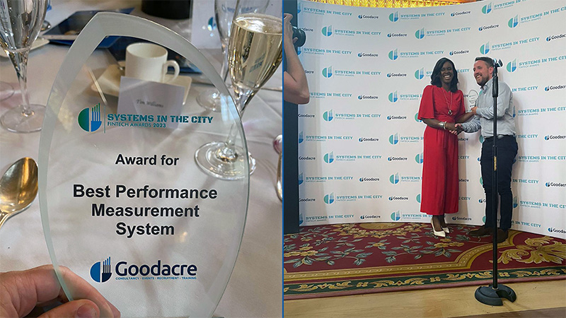 FinoComp scoops ‘Best Performance Measurement System’ for second time at 2023 Systems in the City Awards
